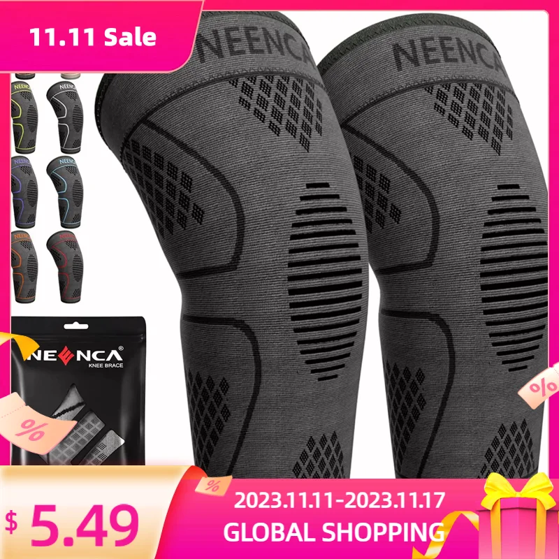 NEENCA 2 Pack Knee Brace Knee Compression Sleeve Support for Joint Pain Relief Arthritis ACL PCL Meniscus Tear Injury Recovery
NEENCA 2 Pack Knee Brace Knee Compression Sleeve Support for Joint Pain Relief Arthritis ACL PCL Meniscus Tear Injury Recovery