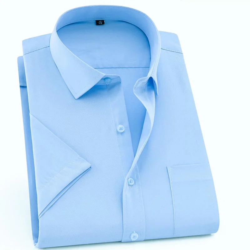 Size Large 12XL 150KG 160KG Men Big Shirt short Sleeve summer Office Dress Shirts Formal Solid pockets Shirts Business
Size Large 12XL 150KG 160KG Men Big Shirt short Sleeve summer Office Dress Shirts Formal Solid pockets Shirts Business
