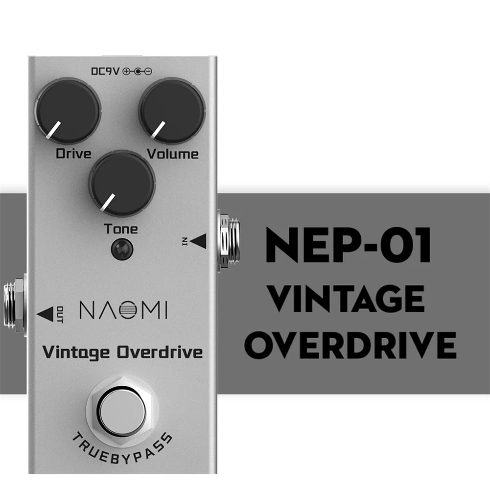 Guitar Pedal Electric Guitar Effects Pedal VINTAGE OVERDRIVE Mini Single DC 9V NEP-01 True Bypass Guitar Accessories
Guitar Pedal Electric Guitar Effects Pedal VINTAGE OVERDRIVE Mini Single DC 9V NEP-01 True Bypass Guitar Accessories