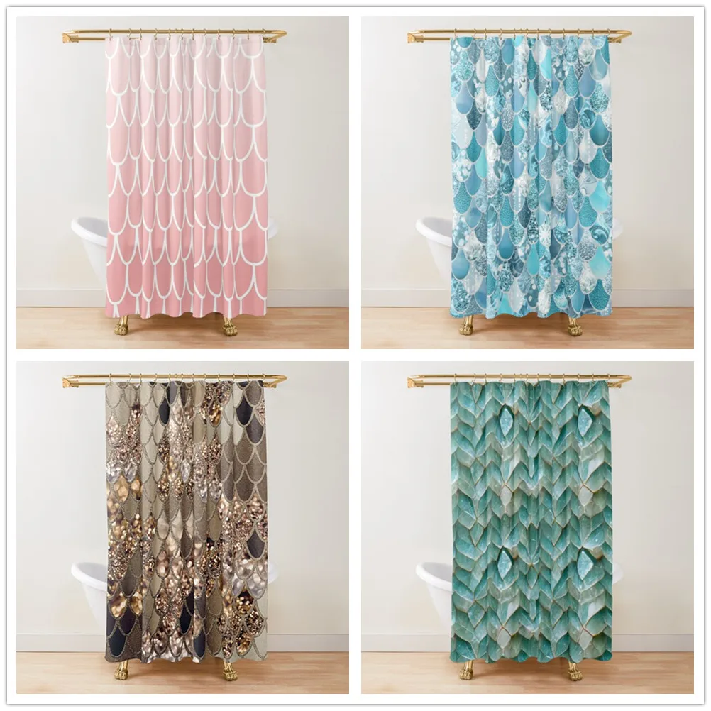Golden Mermaid Glitter Scales Shower Curtain Glitter Shiny Rainbow Shower Curtains Bathroom Decor Polyester Waterproof Bath Set
Golden Mermaid Glitter Scales Shower Curtain Glitter Shiny Rainbow Shower Curtains Bathroom Decor Polyester Waterproof Bath Set