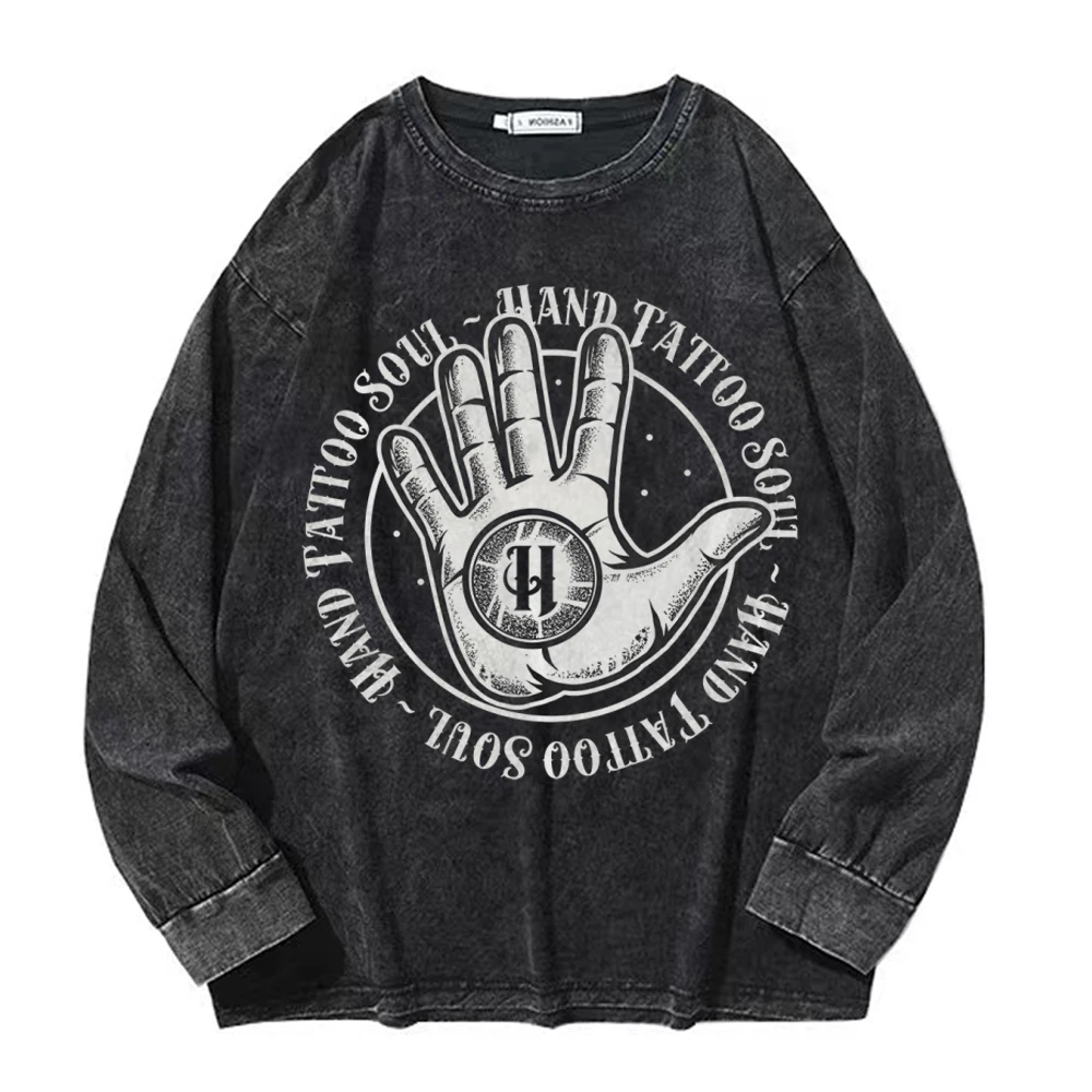 Hip Hop Streetwear Fashion Washed T-Shirt 2023 Men Anime Graphic Printed T Shirt Long Sleeve Harajuku Cotton Black Tops Tees
Hip Hop Streetwear Fashion Washed T-Shirt 2023 Men Anime Graphic Printed T Shirt Long Sleeve Harajuku Cotton Black Tops Tees