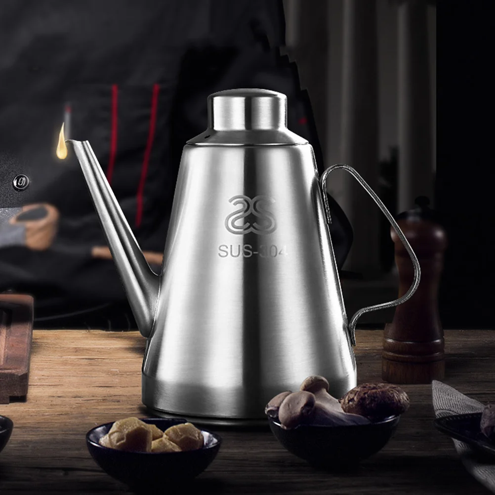 Oil Dispenser Bottle Olive Vinegar Container Stainless Steel Kitchen Sauce Potcooking Storagecan Pourer Jar Soy Kettle Water
Oil Dispenser Bottle Olive Vinegar Container Stainless Steel Kitchen Sauce Potcooking Storagecan Pourer Jar Soy Kettle Water