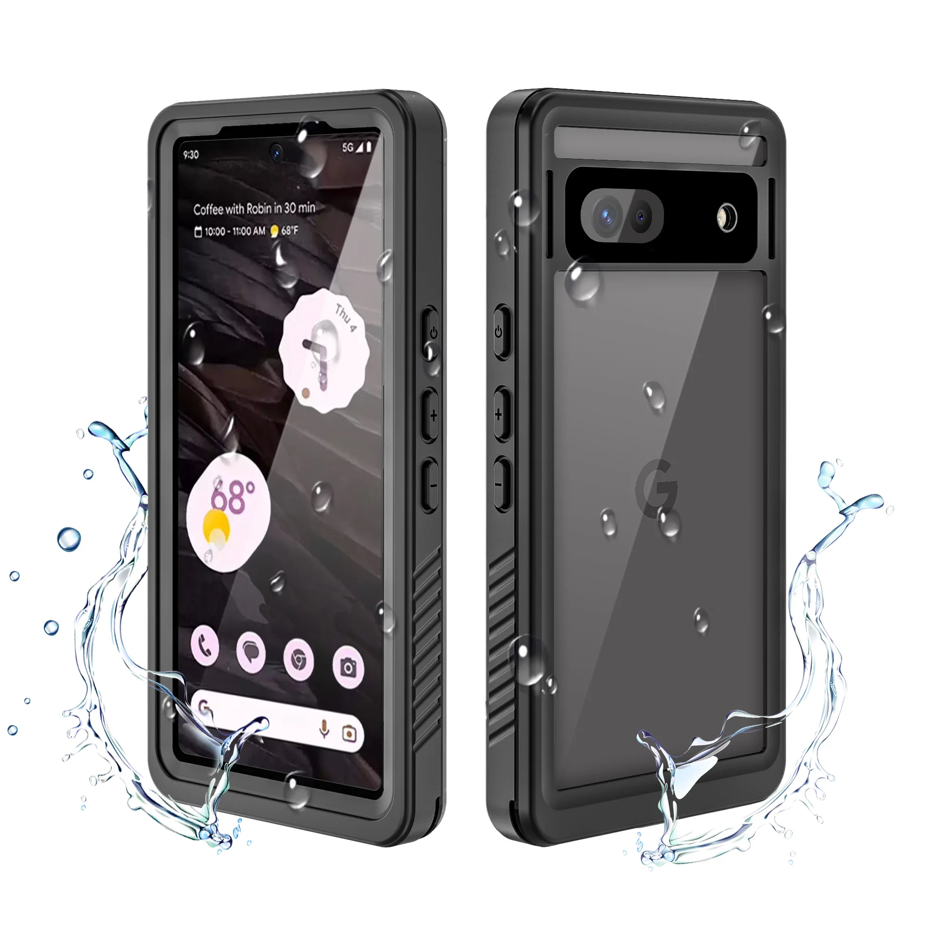 

Ip68 Waterproof Phone Case For Google Pixel 7a 6 Pro 6a Diving Swim Outdoor Sports Anti-fall Dust-proof Tpu 360 Full Cover Armor