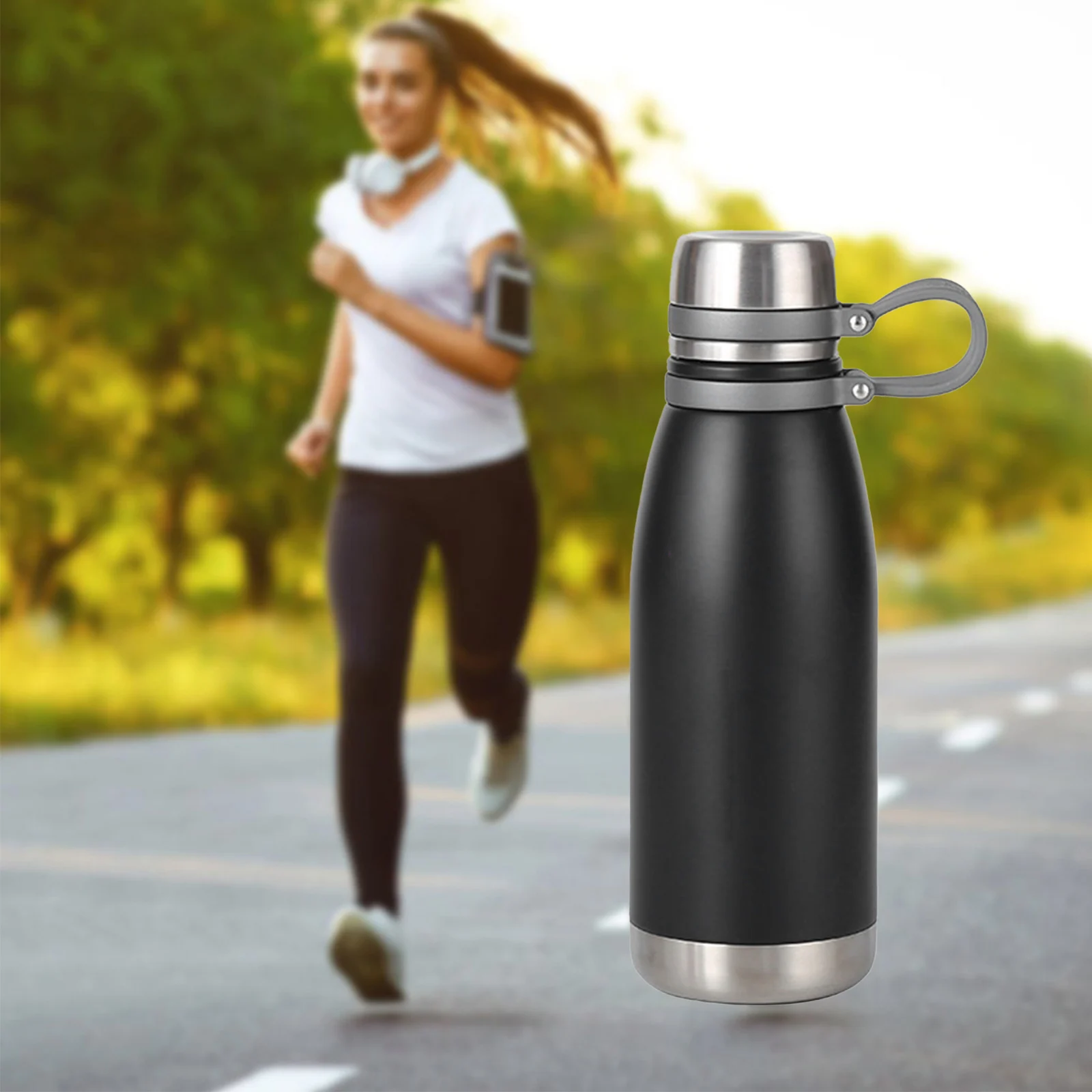 Double Layer Stainless Steel Sports Water Bottle 500ML 600ML Stainless Steel Bottle For Running Cycling Black/red
Double Layer Stainless Steel Sports Water Bottle 500ML 600ML Stainless Steel Bottle For Running Cycling Black/red