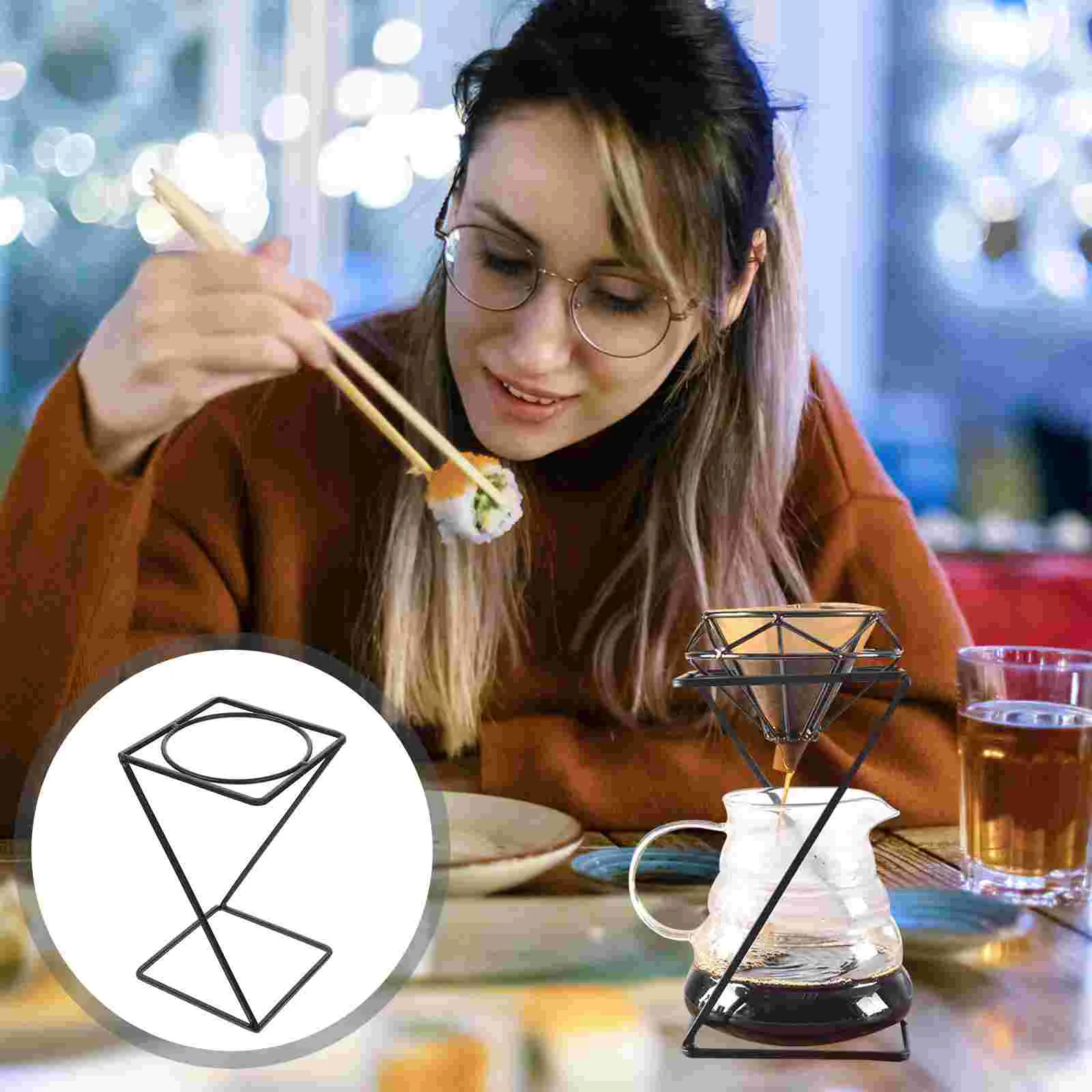 Coffee Filter Dripper Stand Holder Over Pour Rack Cup Iron Accessory Station Drip Tea Maker Metal Cone Leaf Diy Hand Brewer
Coffee Filter Dripper Stand Holder Over Pour Rack Cup Iron Accessory Station Drip Tea Maker Metal Cone Leaf Diy Hand Brewer