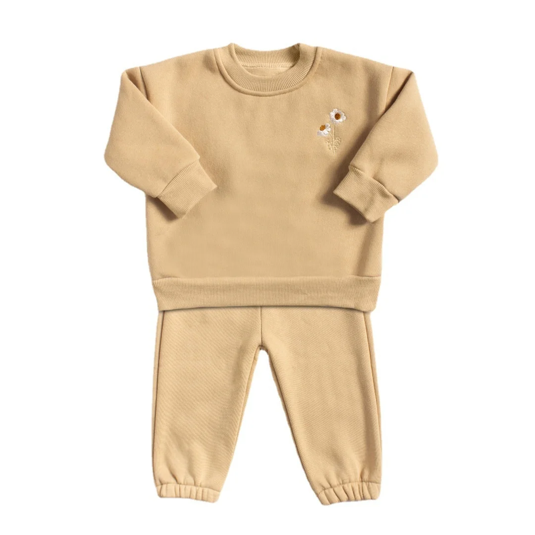 Hot Selling Autumn And Winter Plush Sweater Casual Set With Chrysanthemum Embroidery Children's & Infants' Outdoor Clothing 2Pcs
Hot Selling Autumn And Winter Plush Sweater Casual Set With Chrysanthemum Embroidery Children's & Infants' Outdoor Clothing 2Pcs