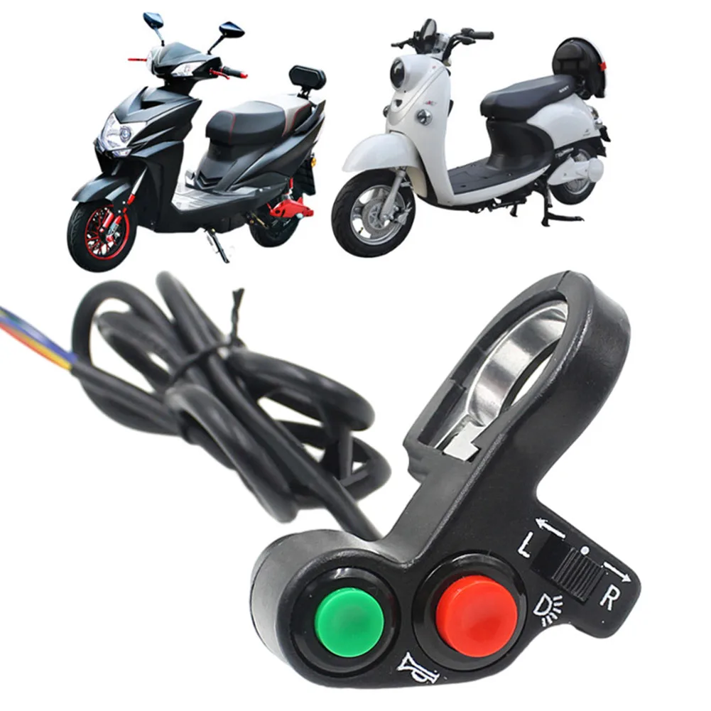 22MM Handlebar Horn & Headlight Combination ON/OFF Switch Button Motor Switches Turn Signal For Motorcycle ATV Ebike Scooter
22MM Handlebar Horn & Headlight Combination ON/OFF Switch Button Motor Switches Turn Signal For Motorcycle ATV Ebike Scooter