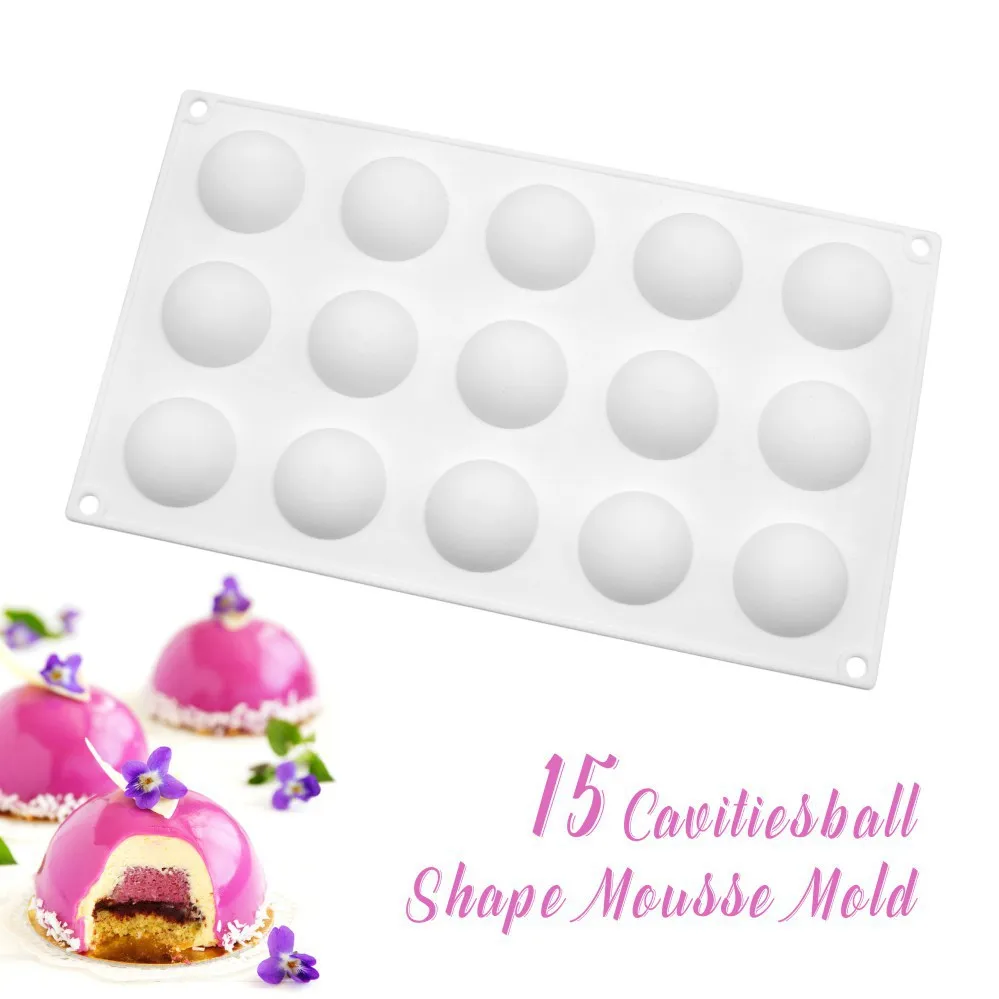 15 Holes round Tart Decoration Dessert Silicone Tartlet Pastry Cake Mold For Baking Valentine's Day Wedding Mousse Mould
15 Holes round Tart Decoration Dessert Silicone Tartlet Pastry Cake Mold For Baking Valentine's Day Wedding Mousse Mould
