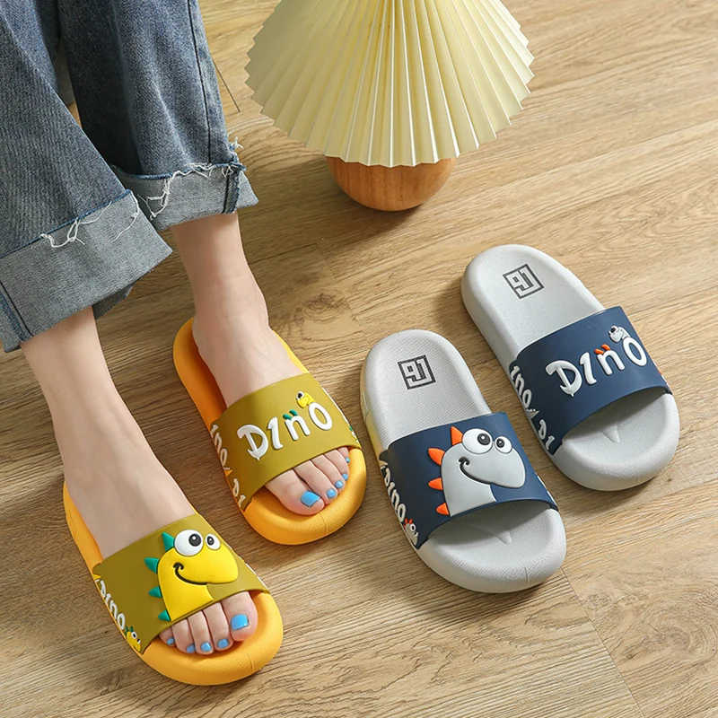 Home Slippers Women Wear Summer House Cute Dinosaur Cartoon Indoor Non-slip Home Slippers Couple Summer Y
Home Slippers Women Wear Summer House Cute Dinosaur Cartoon Indoor Non-slip Home Slippers Couple Summer Y