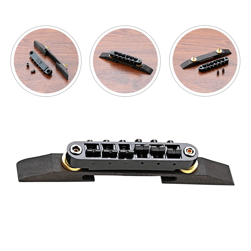 Bridge Guitar Tailpiece Electric Saddle Replacement Parts Woodpart Adjustable Musical Instrument 6 Luthier Plate Strain Roller
Bridge Guitar Tailpiece Electric Saddle Replacement Parts Woodpart Adjustable Musical Instrument 6 Luthier Plate Strain Roller