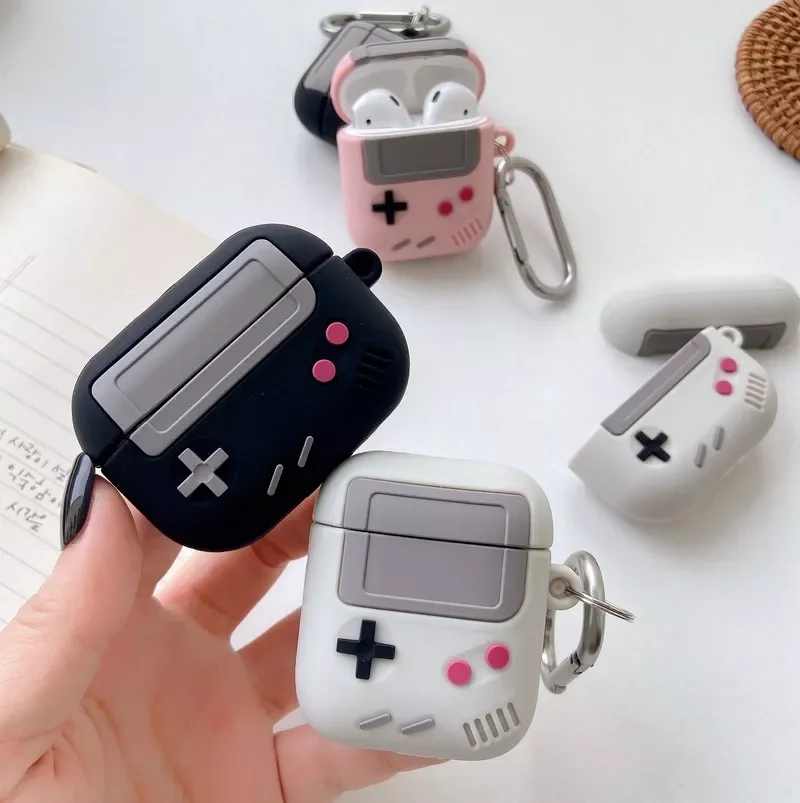 3D Game Silicone Headphone Cover Key chain For AirPods Pro 1 2 Case Fashion Retro Game Earphone Case for Airpods Pro 1 2
3D Game Silicone Headphone Cover Key chain For AirPods Pro 1 2 Case Fashion Retro Game Earphone Case for Airpods Pro 1 2