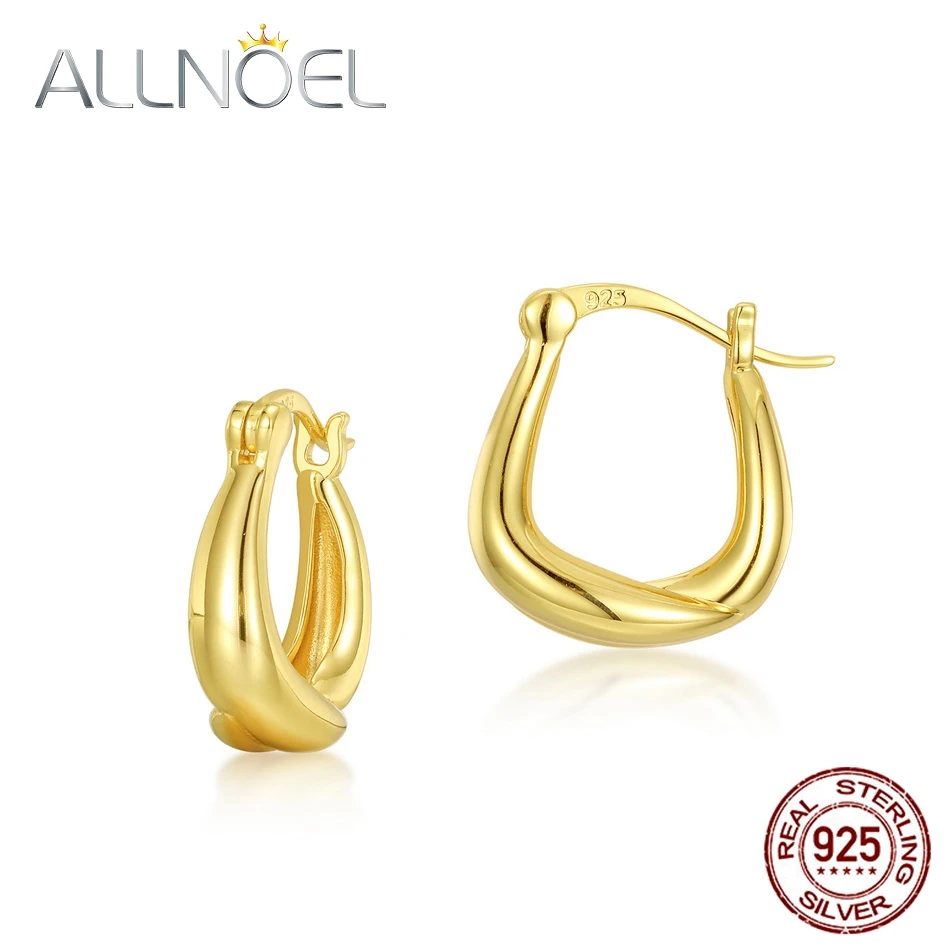 ALLNOEL позолоченное Золотое кольцо, серьги из серебра 925 пробы, Женские Геометрические кольца с эллипсом, простые женские кольца для ушей
ALLNOEL позолоченное Золотое кольцо, серьги из серебра 925 пробы, Женские Геометрические кольца с эллипсом, простые женские кольца для ушей