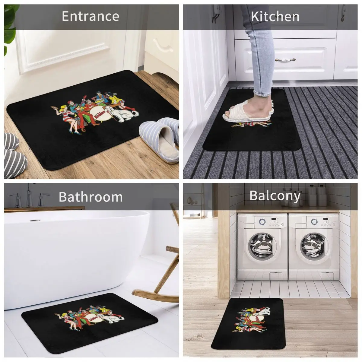 The Archies Music Stars Sticker Bath Door Mat Rug Carpet Decor Entrance Living Room Home Kitchen Bathroom Anti-slip Musicroom
The Archies Music Stars Sticker Bath Door Mat Rug Carpet Decor Entrance Living Room Home Kitchen Bathroom Anti-slip Musicroom
