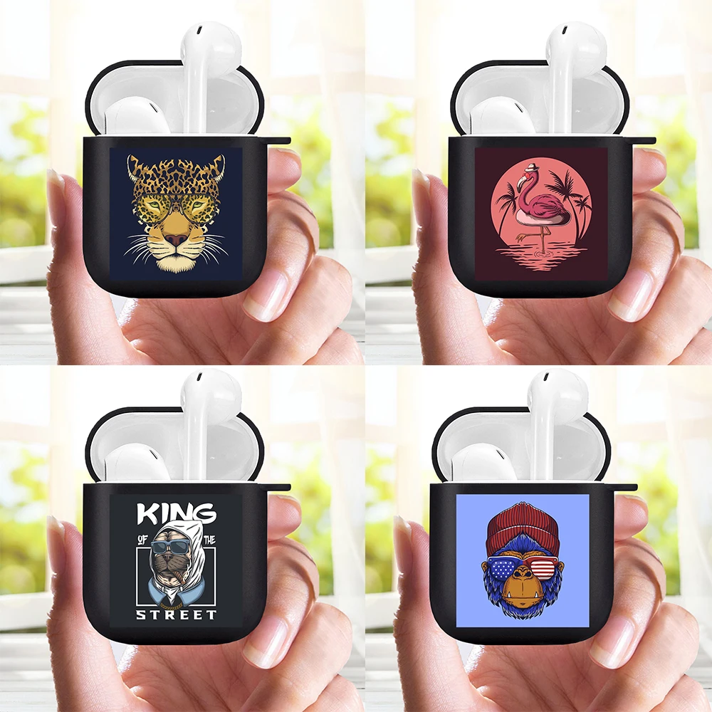 Animal tiger flamingo funny cartoon for Apple Airpods 1/2 Protective Earphone Case Headphones Cases for Apple Airpods 1/2 Shell
Animal tiger flamingo funny cartoon for Apple Airpods 1/2 Protective Earphone Case Headphones Cases for Apple Airpods 1/2 Shell