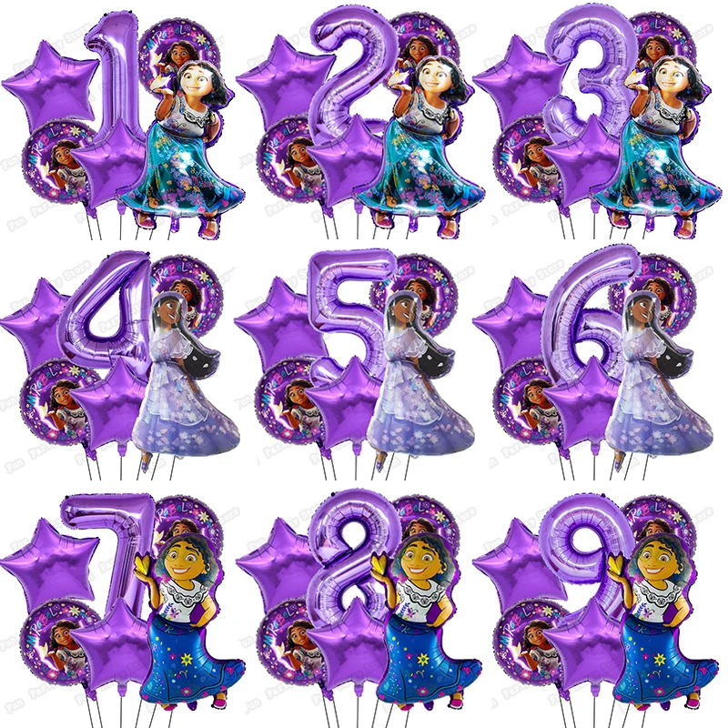 6pcs Disney Encanto Mirabel Balloon 32inch Number Balloons Decoration Kids Girl Cartoon Ballon Baby Shower Kid Party Supplies
6pcs Disney Encanto Mirabel Balloon 32inch Number Balloons Decoration Kids Girl Cartoon Ballon Baby Shower Kid Party Supplies
