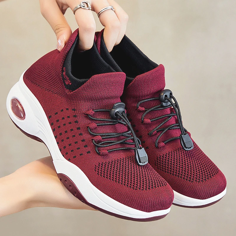 New Womens Shoes 2022 New Casual Air Cushion Shoes Soft Sole Elastic Sneakers Platform Shoes
New Womens Shoes 2022 New Casual Air Cushion Shoes Soft Sole Elastic Sneakers Platform Shoes