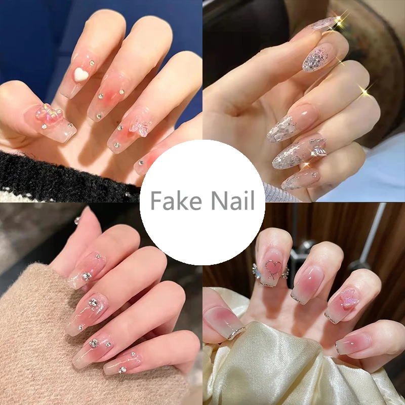 French Long Square Fake Nail Press On False Nail With Glue Design Set Full Cover Artificial Simple Pink Style Art Nail Tip
French Long Square Fake Nail Press On False Nail With Glue Design Set Full Cover Artificial Simple Pink Style Art Nail Tip