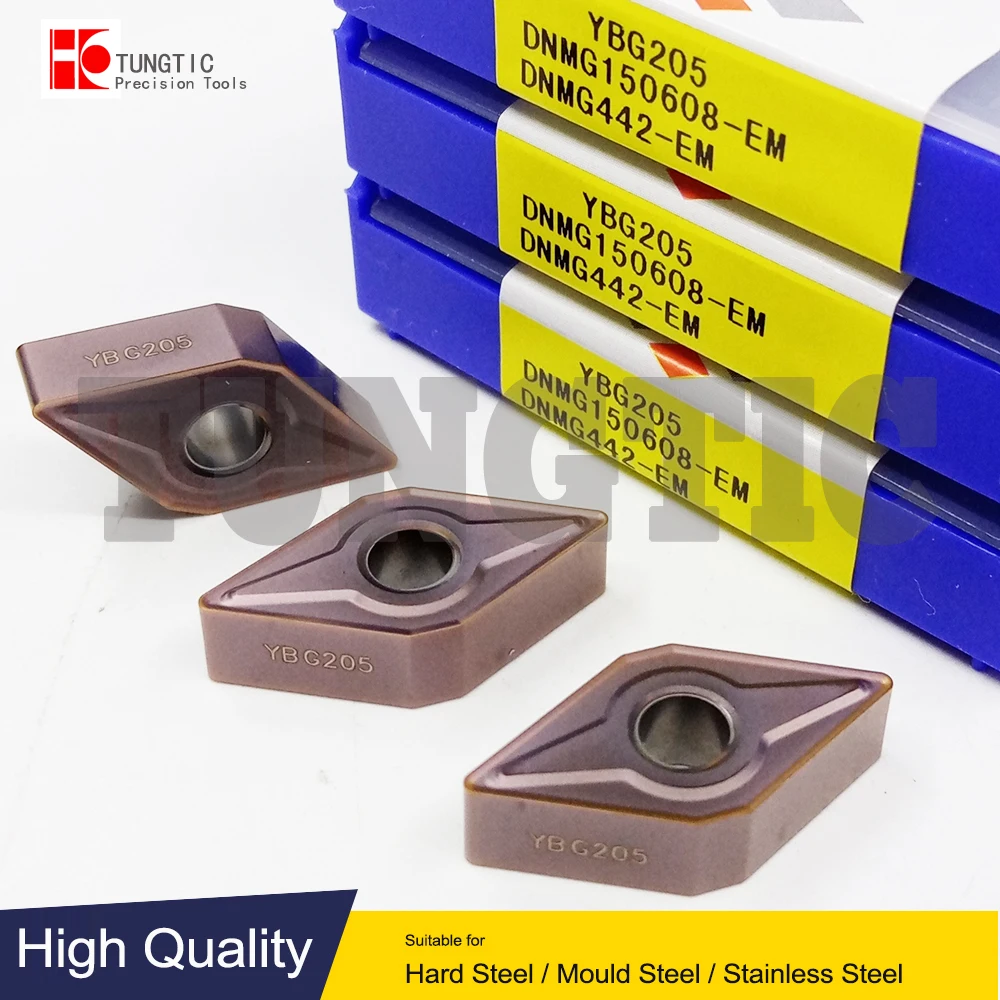 DNMG150608-EM YBG205 Milling Cutter CNC Tools Lathe Machining Tools Lathe Cutting Tool Metal Turning Tools Inserts DNMG 150608
DNMG150608-EM YBG205 Milling Cutter CNC Tools Lathe Machining Tools Lathe Cutting Tool Metal Turning Tools Inserts DNMG 150608