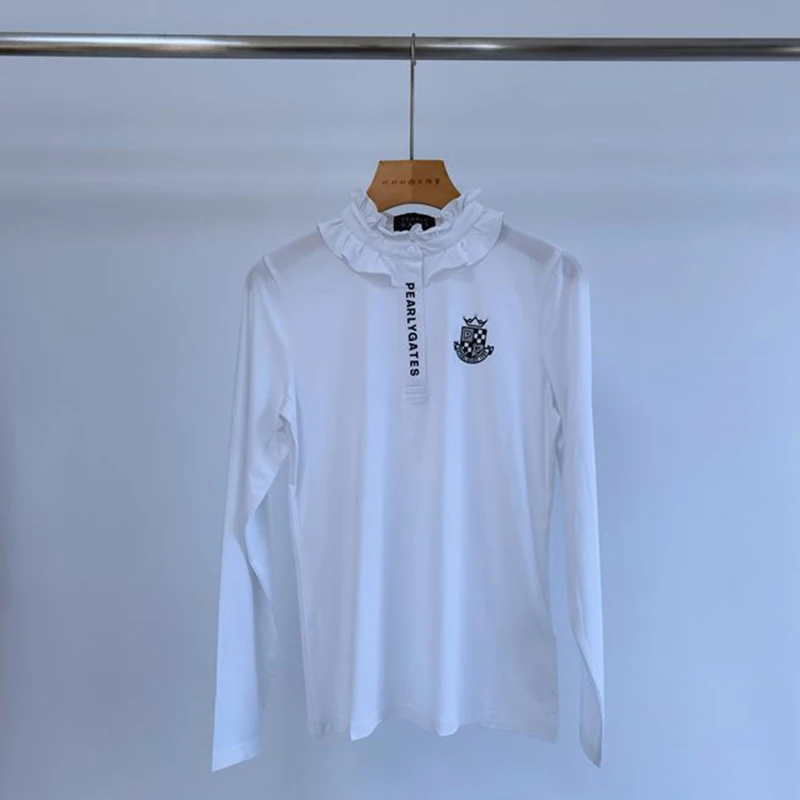 Golf Women's Early Autumn Spring Summer Long Sleeve T-shirt Cotton Elastic Comfortable Princess Collar Crown LOGOGolfT Shirt
Golf Women's Early Autumn Spring Summer Long Sleeve T-shirt Cotton Elastic Comfortable Princess Collar Crown LOGOGolfT Shirt