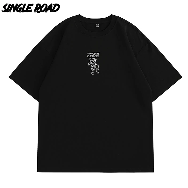 Single Road Men's Oversized T-Shirt Men Plus Size 2022 Astronaut Print Hip Hop Y2K Streetwear Harajuku Cotton Tee Shirt For Men
Single Road Men's Oversized T-Shirt Men Plus Size 2022 Astronaut Print Hip Hop Y2K Streetwear Harajuku Cotton Tee Shirt For Men