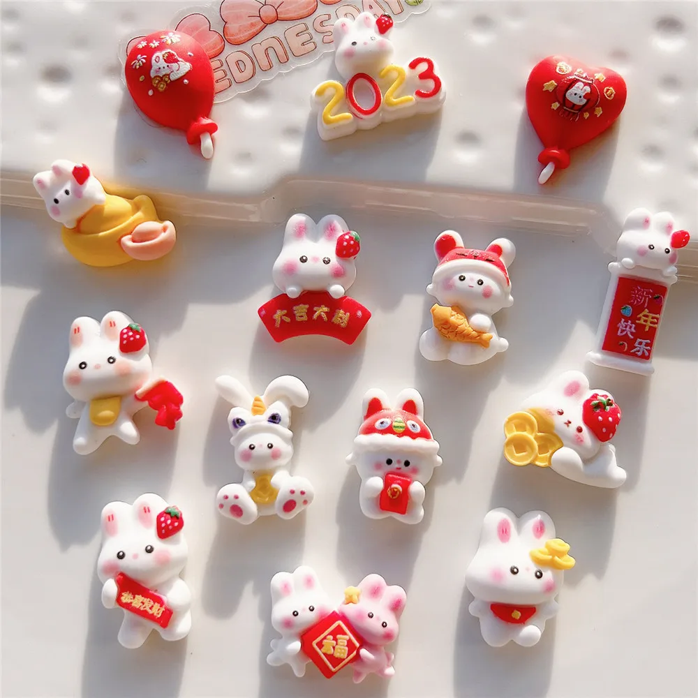 2023 New Year Rabbit Model Resin Jewelry Accessories Hair Clips Ornaments Diy Material Cream Gel Phone Case Clothing Patch Decor
2023 New Year Rabbit Model Resin Jewelry Accessories Hair Clips Ornaments Diy Material Cream Gel Phone Case Clothing Patch Decor
