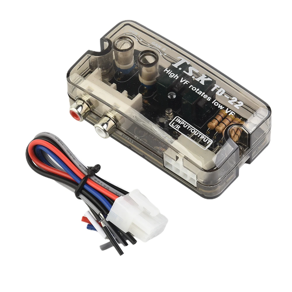 Car Audio Converter 12V RCA Stereo Converter High To Low Adjustable Frequency Line Speaker Level Converter Car Converter Adapter
Car Audio Converter 12V RCA Stereo Converter High To Low Adjustable Frequency Line Speaker Level Converter Car Converter Adapter