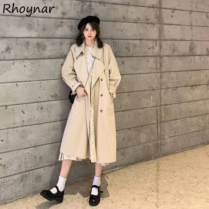 Trench Women Lovely Button Up Double Breasted Spring Tender British Style Harajuku Loose Outwear Trendy Elegant Office Lady New
Trench Women Lovely Button Up Double Breasted Spring Tender British Style Harajuku Loose Outwear Trendy Elegant Office Lady New