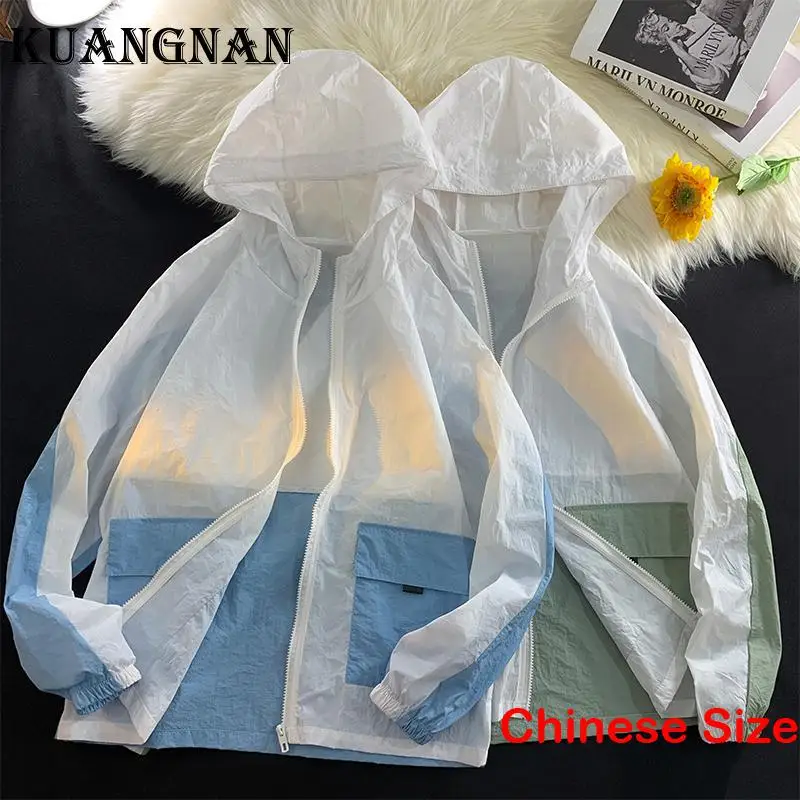 Худи KUANGNAN для кожи, одежда, пальто, белое летнее Мужское пальто, куртки для мужчин, ветрозащитная одежда с защитой от ультрафиолета, новая верхняя одежда
Худи KUANGNAN для кожи, одежда, пальто, белое летнее Мужское пальто, куртки для мужчин, ветрозащитная одежда с защитой от ультрафиолета, новая верхняя одежда