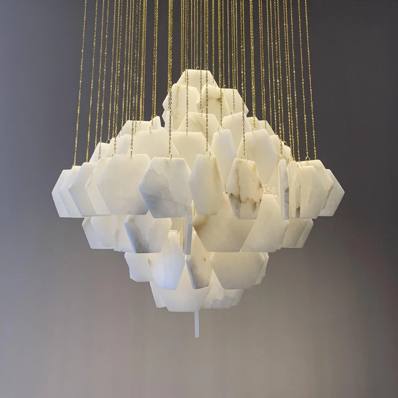 Modern Natural Marble Led Chandelier Lighting Living Room Decor Led Chandeliers Lamp Villa Stair Hanging Light Fixture Luminaire
Modern Natural Marble Led Chandelier Lighting Living Room Decor Led Chandeliers Lamp Villa Stair Hanging Light Fixture Luminaire