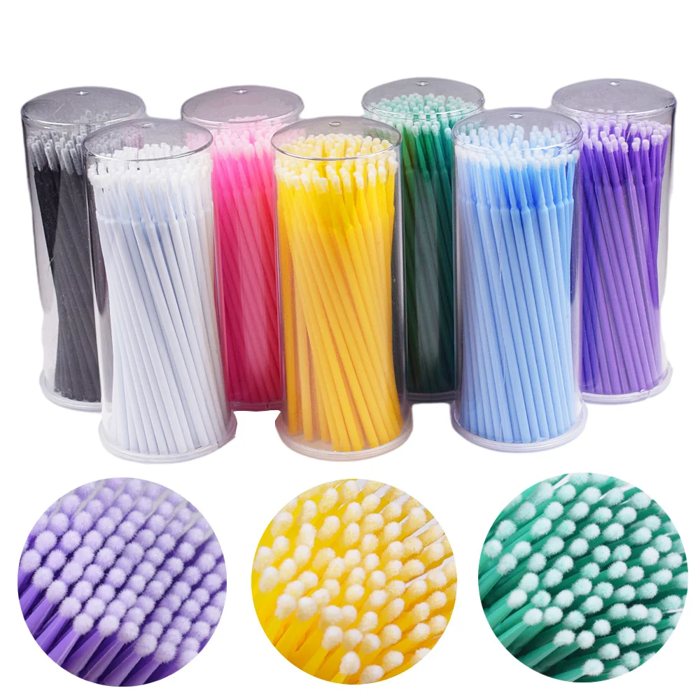 5/100Pcs/pack Durable Micro Disposable micro brush Individual Lash Removing Tools Swab Micro brushes Eyelash Extension Tools
5/100Pcs/pack Durable Micro Disposable micro brush Individual Lash Removing Tools Swab Micro brushes Eyelash Extension Tools