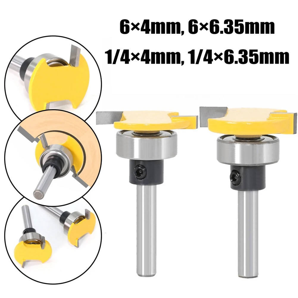 6mm Shank 1/4 Shank Handle Belt Bearing T Cutter Slotting Knife Router Bit Carpenter's Notch Knife Bottom Bearing Router Bit
6mm Shank 1/4 Shank Handle Belt Bearing T Cutter Slotting Knife Router Bit Carpenter's Notch Knife Bottom Bearing Router Bit