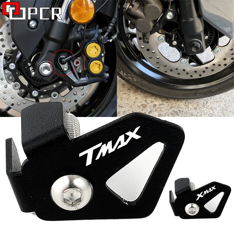 

For YAMAHA TMAX 530 500 560 TMax530 SX DX Techmax TMAX 560 XMAX 125 250 300 400 Front Rear ABS sensor Guard Protection Cover