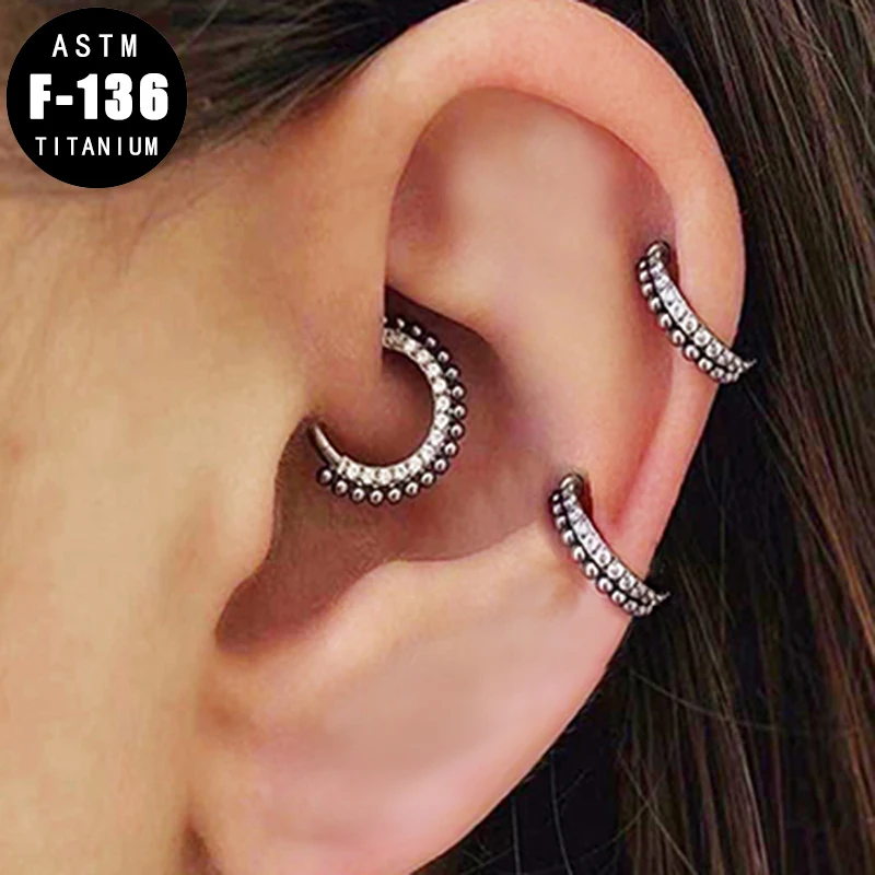 ASTM F136 Titanium Helix Earring Front Zircon Balls Nose Clicker Piercing Ring Hoop Ear Cartilage Tragus Septum Piercing Jewelry
ASTM F136 Titanium Helix Earring Front Zircon Balls Nose Clicker Piercing Ring Hoop Ear Cartilage Tragus Septum Piercing Jewelry