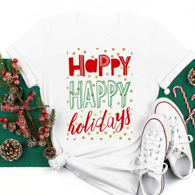 Women New Year Vacation Short Sleeve Festival Merry Christmas Holiday 2022 Graphic Tees Fashion Ladies Top Tshirt T T-shirt
Women New Year Vacation Short Sleeve Festival Merry Christmas Holiday 2022 Graphic Tees Fashion Ladies Top Tshirt T T-shirt