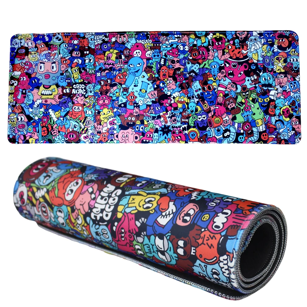 Large Graffiti Extended Game Playmat Pad Resistant Rubber Base Computer Keyboard Mat 800*300*4mm
Large Graffiti Extended Game Playmat Pad Resistant Rubber Base Computer Keyboard Mat 800*300*4mm