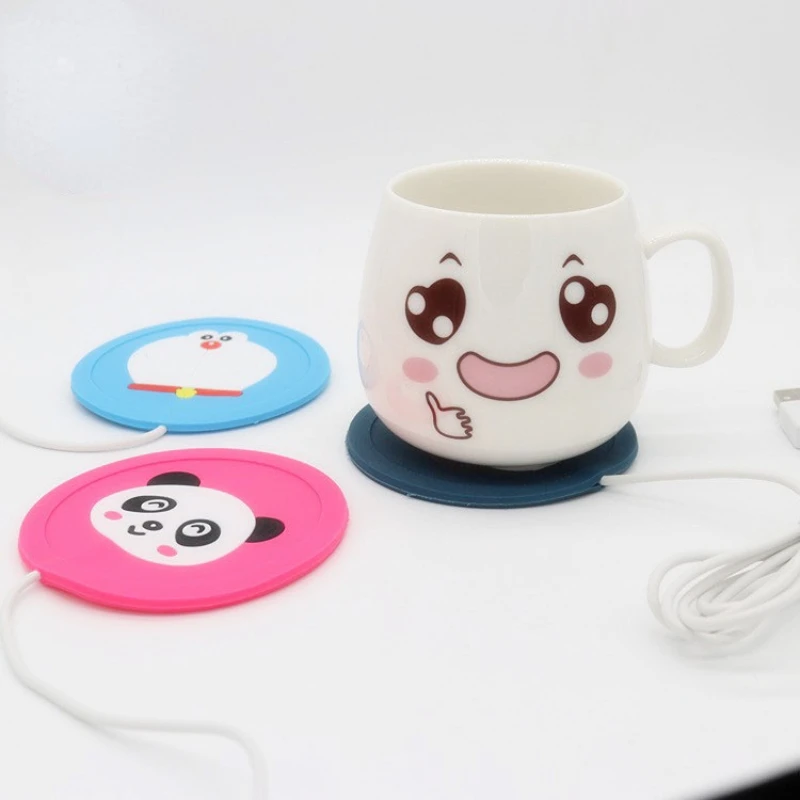 Cartoon USB Electric Coasters Heat Preservation Anti-slip Round PVC Mat Kawaii Panda Elephant Table Desk Accessories
Cartoon USB Electric Coasters Heat Preservation Anti-slip Round PVC Mat Kawaii Panda Elephant Table Desk Accessories
