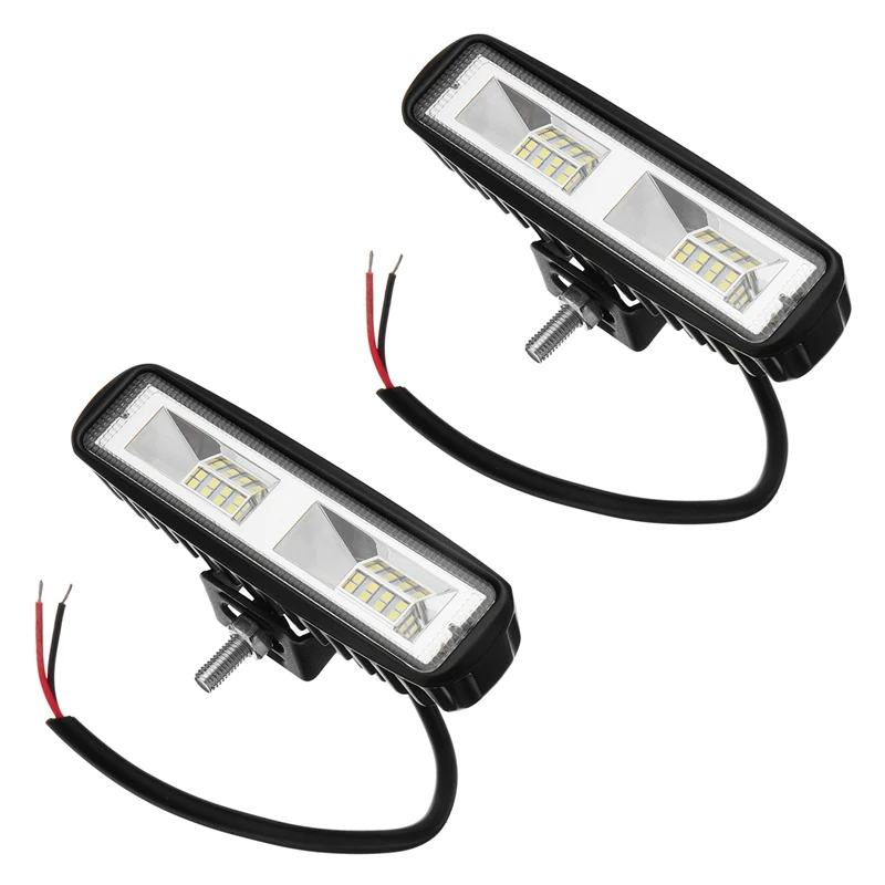 2Pcs 6 Inch 48W 16 LED Work Light Bar Flood Beam Bar Car Suv Off Road Driving Fog Lamp Ip68
2Pcs 6 Inch 48W 16 LED Work Light Bar Flood Beam Bar Car Suv Off Road Driving Fog Lamp Ip68
