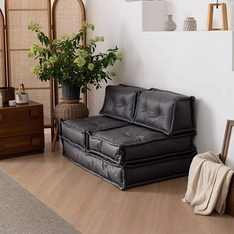 Lazy Module Sofa Vintage Organizer Modular Tatami Sofa Portable Black Ergonomic Ultralight Divani Soggiorno Bedroom Furniture 
Lazy Module Sofa Vintage Organizer Modular Tatami Sofa Portable Black Ergonomic Ultralight Divani Soggiorno Bedroom Furniture