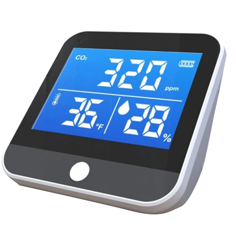 Spot Goods 1Pc Portable Air Quality Monitor Temperature Humidity Monitor Infrared NDIR CO2 Detector Indoor CO2 Detection
Spot Goods 1Pc Portable Air Quality Monitor Temperature Humidity Monitor Infrared NDIR CO2 Detector Indoor CO2 Detection