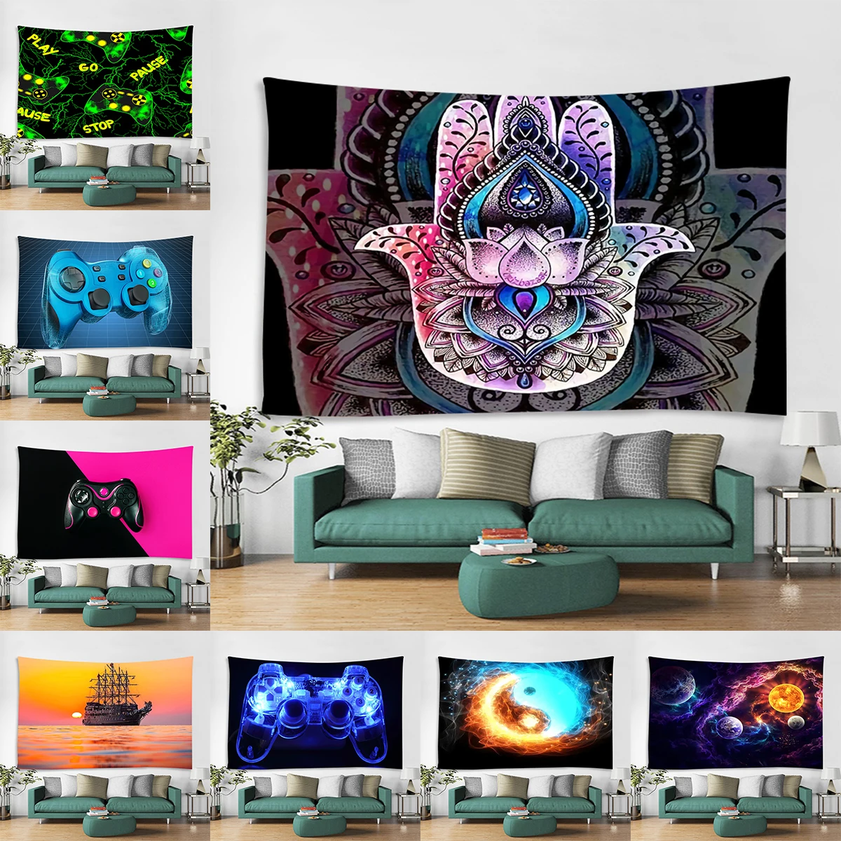 Psychedelic Starry Sky Wall Hanging Witchcraft Divination Tapestry Wall Tapestry Room Decor 3D Gamer Handle Printed Tapestry
Psychedelic Starry Sky Wall Hanging Witchcraft Divination Tapestry Wall Tapestry Room Decor 3D Gamer Handle Printed Tapestry