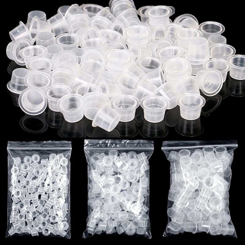 Clear Disposable Microblading Tattoo Ink Cups Permanent Makeup Pigment Holder Container Cap Tattoo Accessory 100pcs/bag S/M/L
Clear Disposable Microblading Tattoo Ink Cups Permanent Makeup Pigment Holder Container Cap Tattoo Accessory 100pcs/bag S/M/L