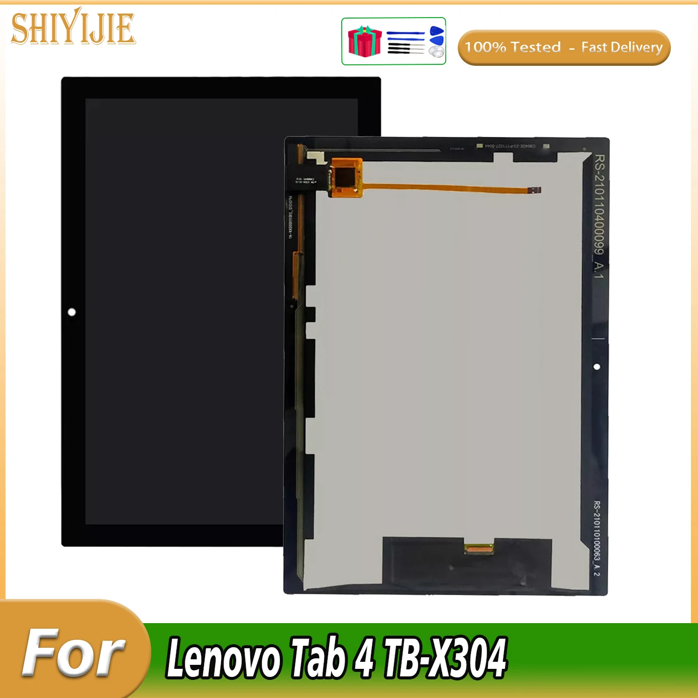 

10.1" LCD For Lenovo Tab 4 TB-X304L TB-X304F TB-X304N/X X304 LCD Display Touch Screen Assembly Replacement Panel Digitizer