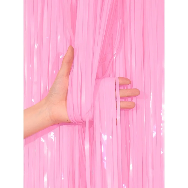 Розовая синяя занавеска из фольги 2x1 м
Розовая синяя занавеска из фольги 2x1 м