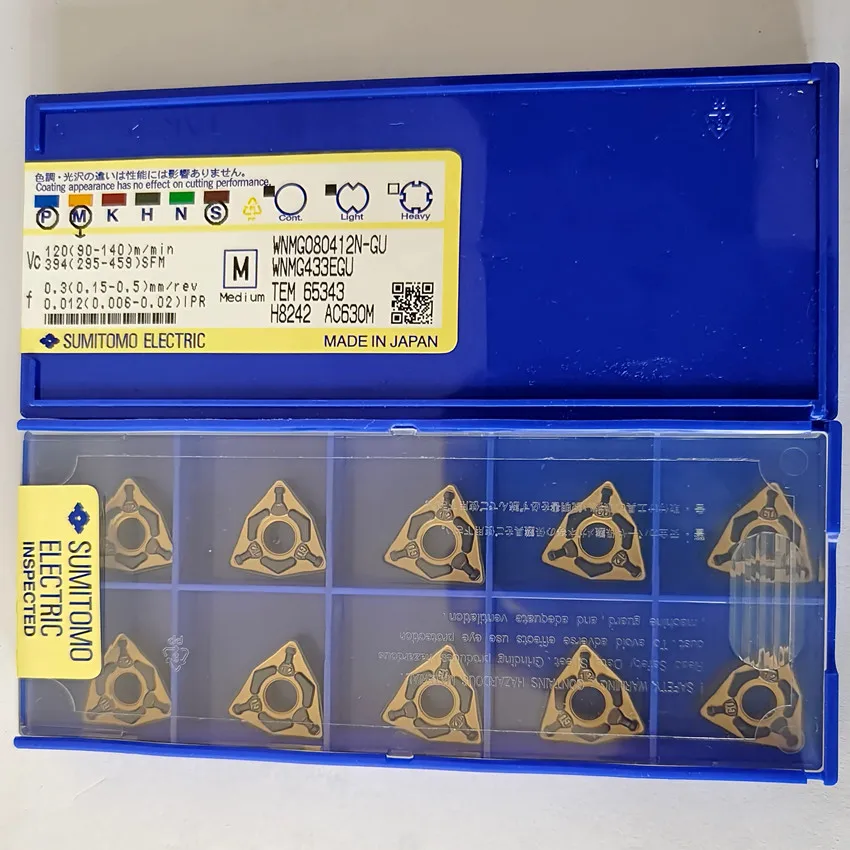WNMG080404N-SU AC630M/WNMG080408N-SU AC630M/WNMG080412N-SU AC630M WNMG431 WNMG432 WNMG433 CNC carbide inserts 10PCS/BOX
WNMG080404N-SU AC630M/WNMG080408N-SU AC630M/WNMG080412N-SU AC630M WNMG431 WNMG432 WNMG433 CNC carbide inserts 10PCS/BOX