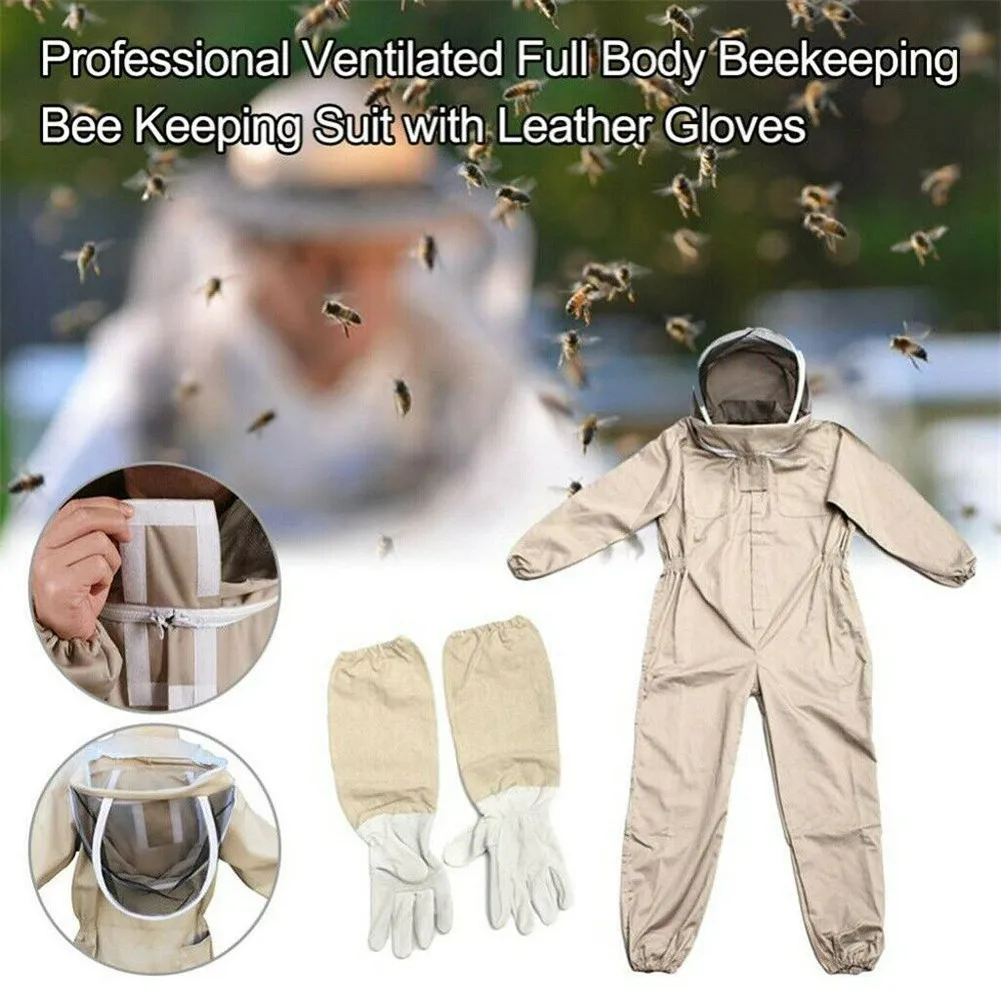 Full Body Beekeeping Clothing Veil Hood Hat Anti-Bee Coat Special Protective Clothing Beekeeping Bee Suit Protective Equipment
Full Body Beekeeping Clothing Veil Hood Hat Anti-Bee Coat Special Protective Clothing Beekeeping Bee Suit Protective Equipment