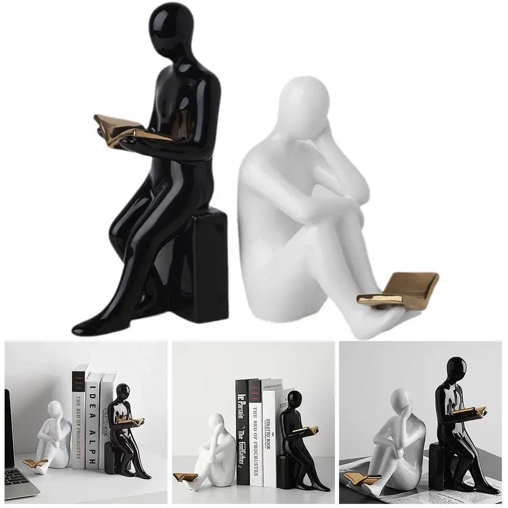 1 Pair Room Decor Bookshelf Decoration Desk Accessories Silver Home Figures Decorative Sculptures K2y7 
1 Pair Room Decor Bookshelf Decoration Desk Accessories Silver Home Figures Decorative Sculptures K2y7