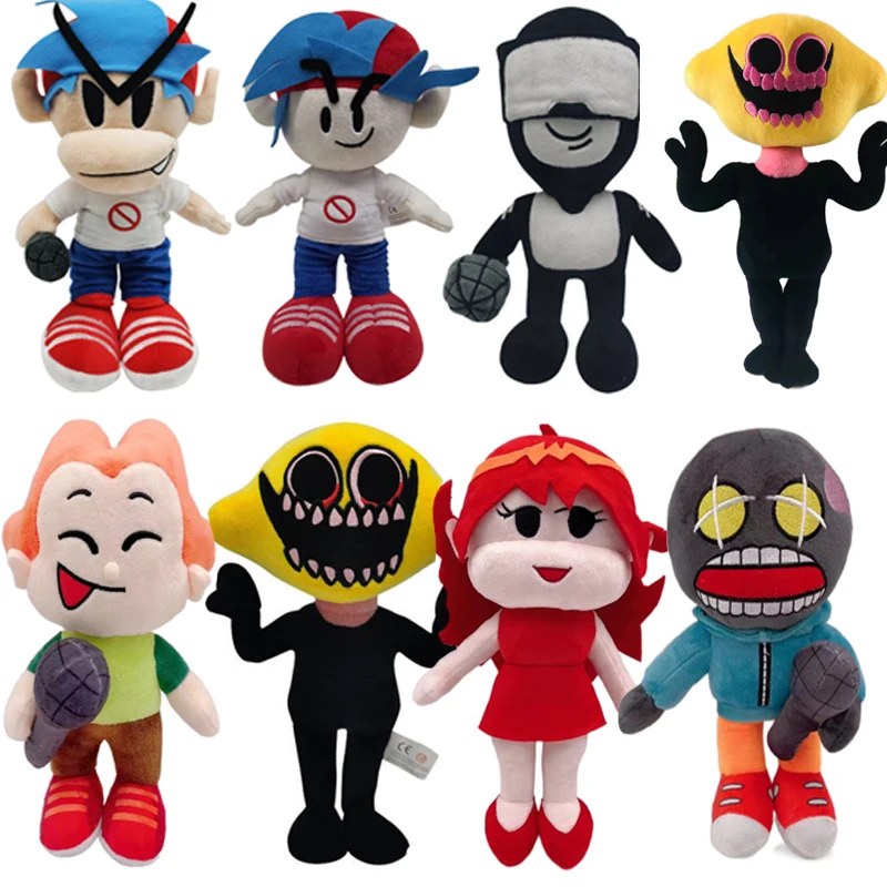 8styles New Friday Night Funkin Plush Toy Boyfriend Whitty Spooky Month Skid and Pump Monster Lemon Demon Stuffed Plush Toy Doll
8styles New Friday Night Funkin Plush Toy Boyfriend Whitty Spooky Month Skid and Pump Monster Lemon Demon Stuffed Plush Toy Doll