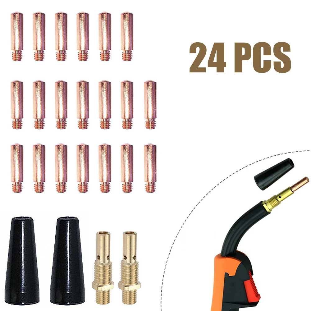 24Pcs Gasless Nozzle MIG Tool Kit 100L Mini/#1 0.9/0.8mm Tip Diffuser KP1939-1 0.035 0.030 MIG Torches Welding Accessories
24Pcs Gasless Nozzle MIG Tool Kit 100L Mini/#1 0.9/0.8mm Tip Diffuser KP1939-1 0.035 0.030 MIG Torches Welding Accessories