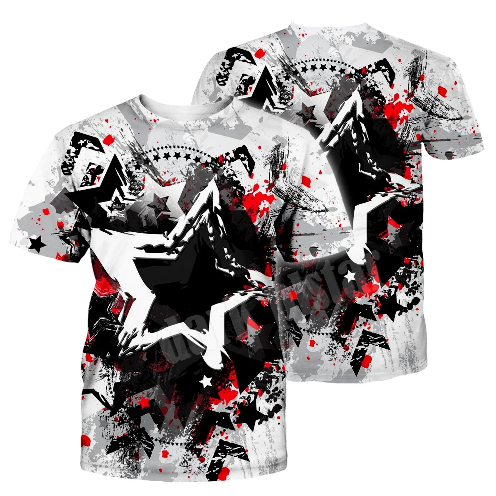 Футболка мужская с круглым вырезом и коротким рукавом, Модный повседневный топ с 3D-принтом звезд, на лето
Футболка мужская с круглым вырезом и коротким рукавом, Модный повседневный топ с 3D-принтом звезд, на лето