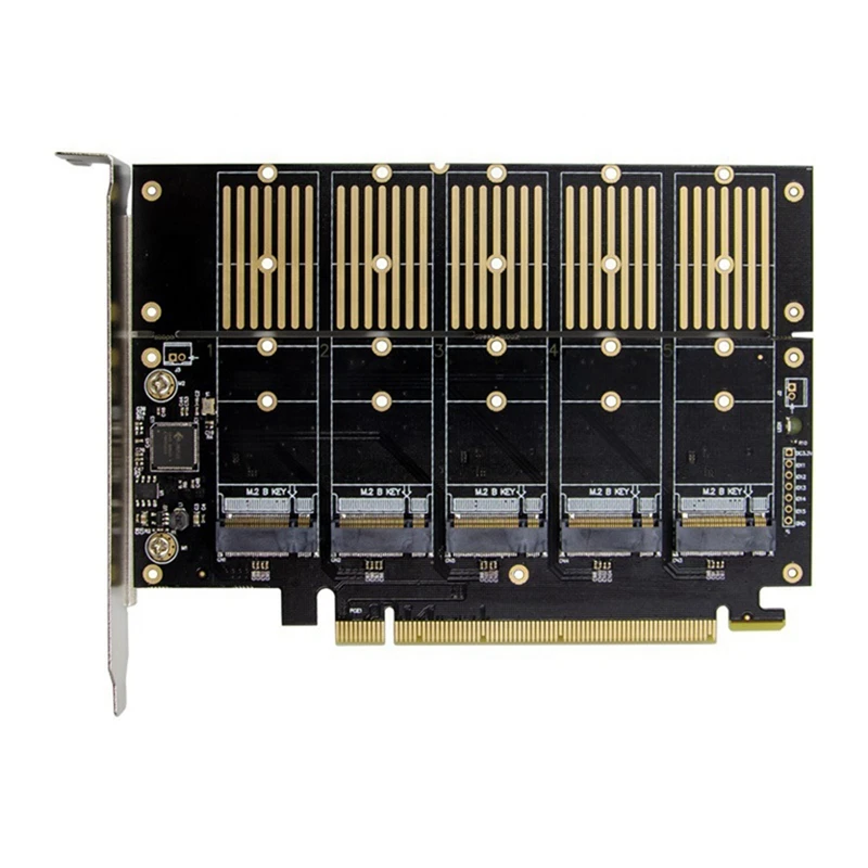 Плата расширения Pcie X16 на 5 портов M2 NGFF B-Key SATA, адаптер 6 Гбит/с, дополнительная 5X B-Key SSD или SATA жесткий диск на ноутбук и ПК
Плата расширения Pcie X16 на 5 портов M2 NGFF B-Key SATA, адаптер 6 Гбит/с, дополнительная 5X B-Key SSD или SATA жесткий диск на ноутбук и ПК